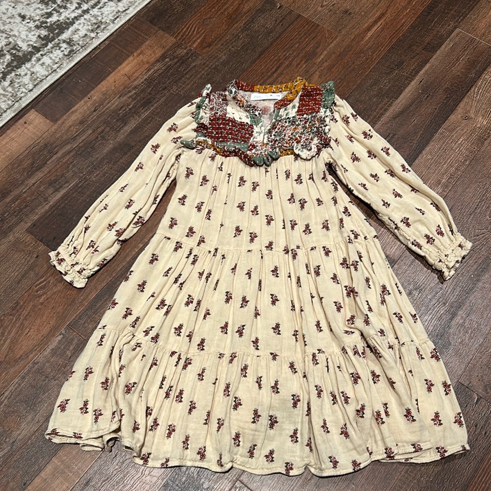 Zara quilt girls dress size 6